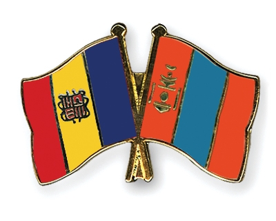 Fahnen Pins Andorra Mongolei