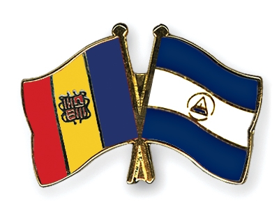 Fahnen Pins Andorra Nicaragua