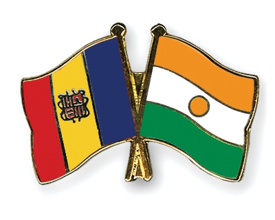 Fahnen Pins Andorra Niger