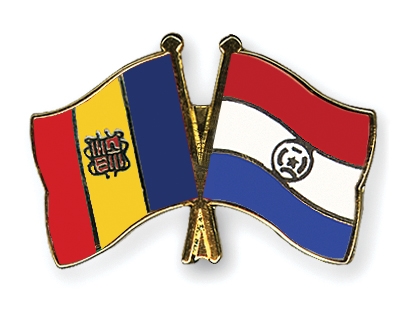 Fahnen Pins Andorra Paraguay