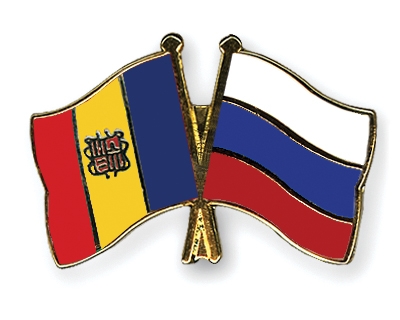 Fahnen Pins Andorra Russland