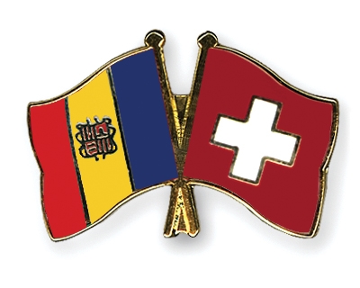 Fahnen Pins Andorra Schweiz