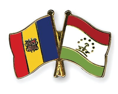 Fahnen Pins Andorra Tadschikistan