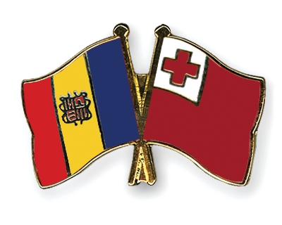 Fahnen Pins Andorra Tonga