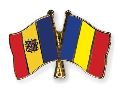 Fahnen Pins Andorra Tschad