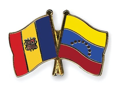 Fahnen Pins Andorra Venezuela