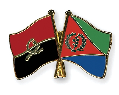 Fahnen Pins Angola Eritrea