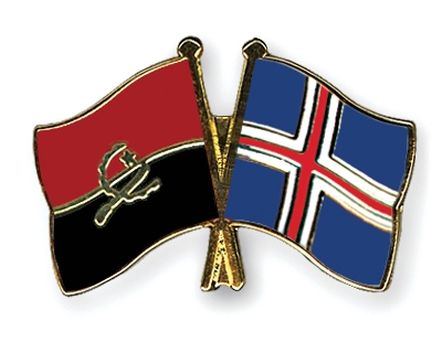 Fahnen Pins Angola Island