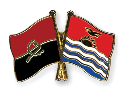 Fahnen Pins Angola Kiribati