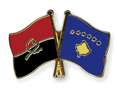 Fahnen Pins Angola Kosovo