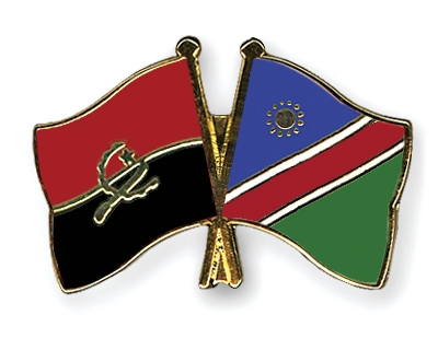 Fahnen Pins Angola Namibia