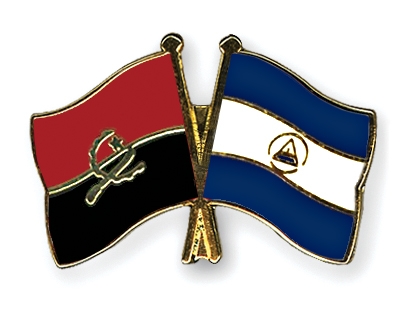 Fahnen Pins Angola Nicaragua