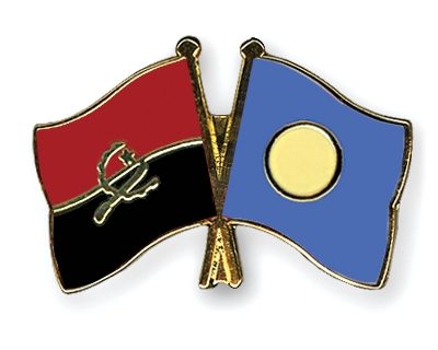 Fahnen Pins Angola Palau