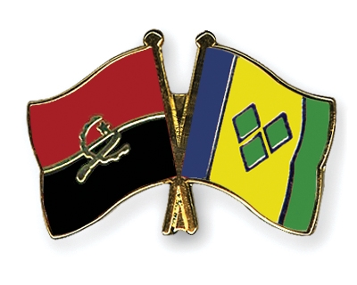 Fahnen Pins Angola St-Vincent-und-die-Grenadinen