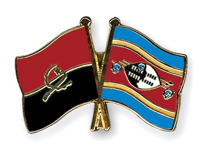 Fahnen Pins Angola Swasiland