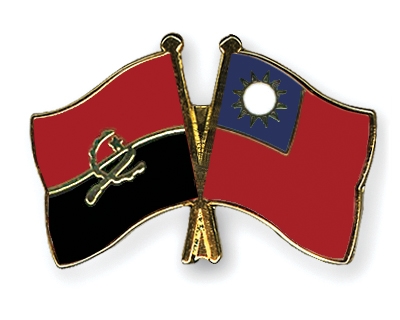 Fahnen Pins Angola Taiwan