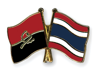 Fahnen Pins Angola Thailand