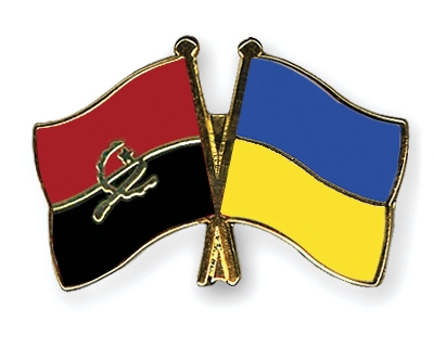 Fahnen Pins Angola Ukraine