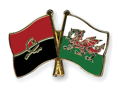 Fahnen Pins Angola Wales