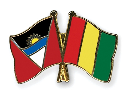 Fahnen Pins Antigua-und-Barbuda Guinea