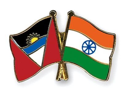 Fahnen Pins Antigua-und-Barbuda Indien
