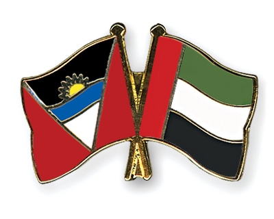 Fahnen Pins Antigua-und-Barbuda Ver-Arab-Emirate