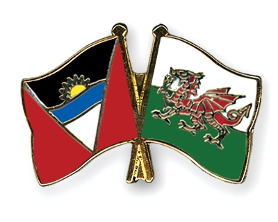 Fahnen Pins Antigua-und-Barbuda Wales