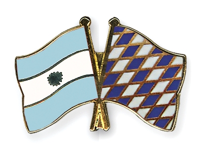 Fahnen Pins Argentinien Bayern