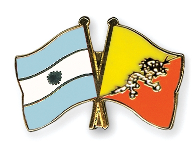 Fahnen Pins Argentinien Bhutan