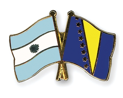 Fahnen Pins Argentinien Bosnien-und-Herzegowina