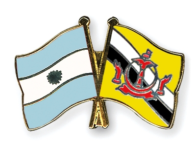 Fahnen Pins Argentinien Brunei-Darussalam