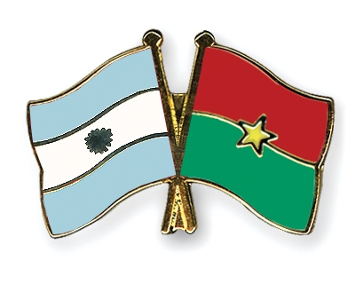 Fahnen Pins Argentinien Burkina-Faso