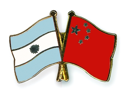 Fahnen Pins Argentinien China