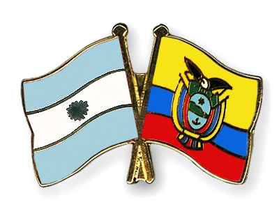 Fahnen Pins Argentinien Ecuador