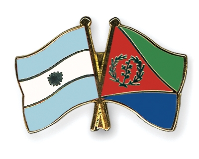 Fahnen Pins Argentinien Eritrea