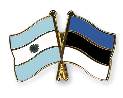 Fahnen Pins Argentinien Estland