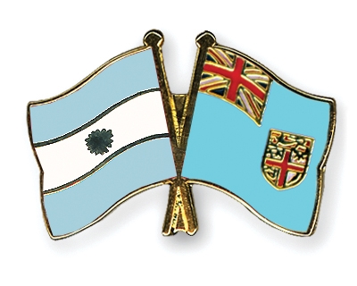 Fahnen Pins Argentinien Fidschi