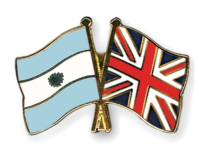 Fahnen Pins Argentinien Grossbritannien
