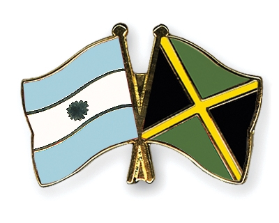 Fahnen Pins Argentinien Jamaika