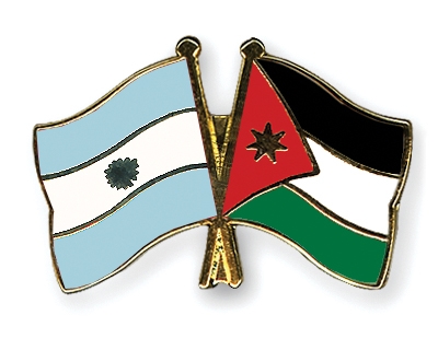 Fahnen Pins Argentinien Jordanien