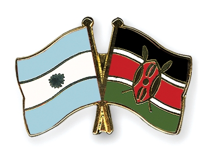 Fahnen Pins Argentinien Kenia