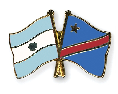 Fahnen Pins Argentinien Kongo-Demokratische-Republik