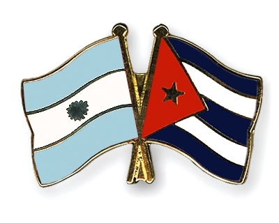Fahnen Pins Argentinien Kuba