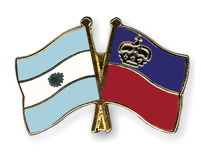 Fahnen Pins Argentinien Liechtenstein