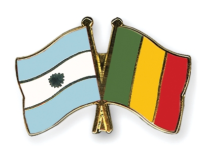 Fahnen Pins Argentinien Mali