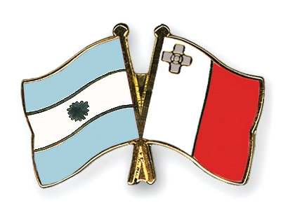 Fahnen Pins Argentinien Malta