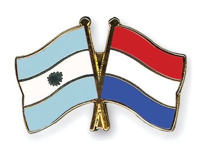 Fahnen Pins Argentinien Niederlande