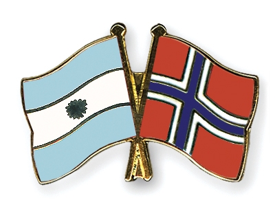 Fahnen Pins Argentinien Norwegen