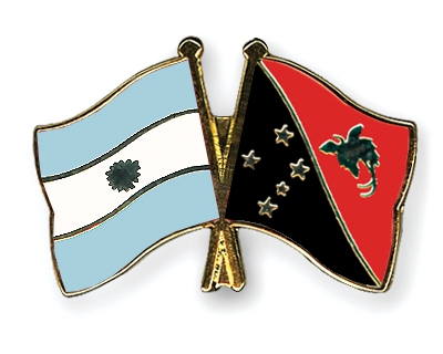 Fahnen Pins Argentinien Papua-Neuguinea