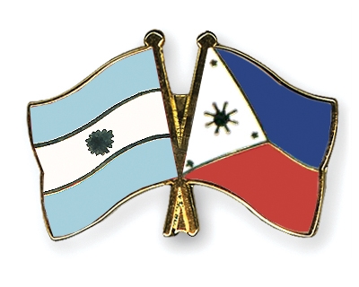 Fahnen Pins Argentinien Philippinen